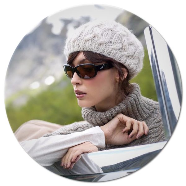 Woman wearing sunglasses